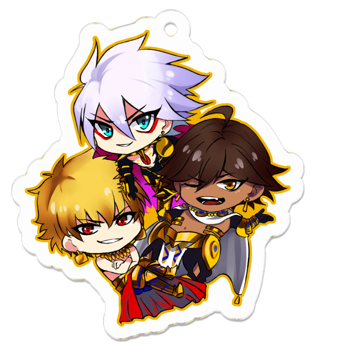 アクリルキーホルダー - 50 x 50 (mm)