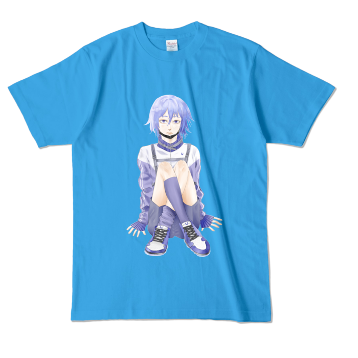 カラーTシャツ - L - ターコイズ (濃色)