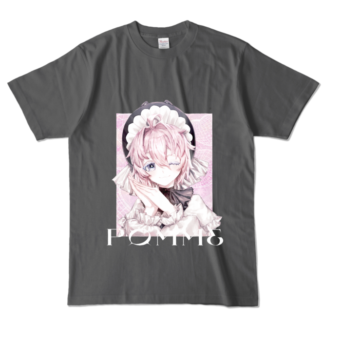 カラーTシャツ - L - チャコール (濃色)