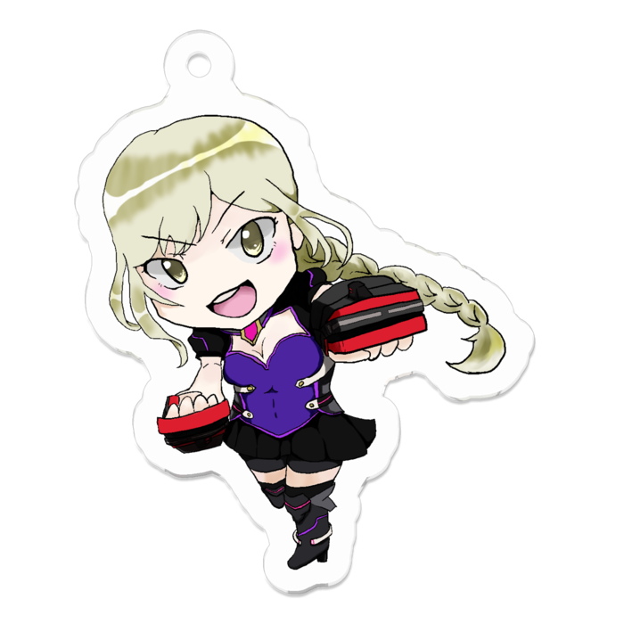 アクリルキーホルダー - 50 x 50 (mm)