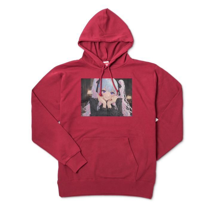 パーカー - XL - バーガンディ