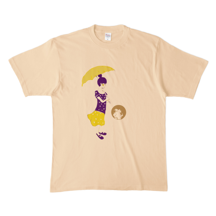 カラーTシャツ(淡色) - XL - ナチュラル