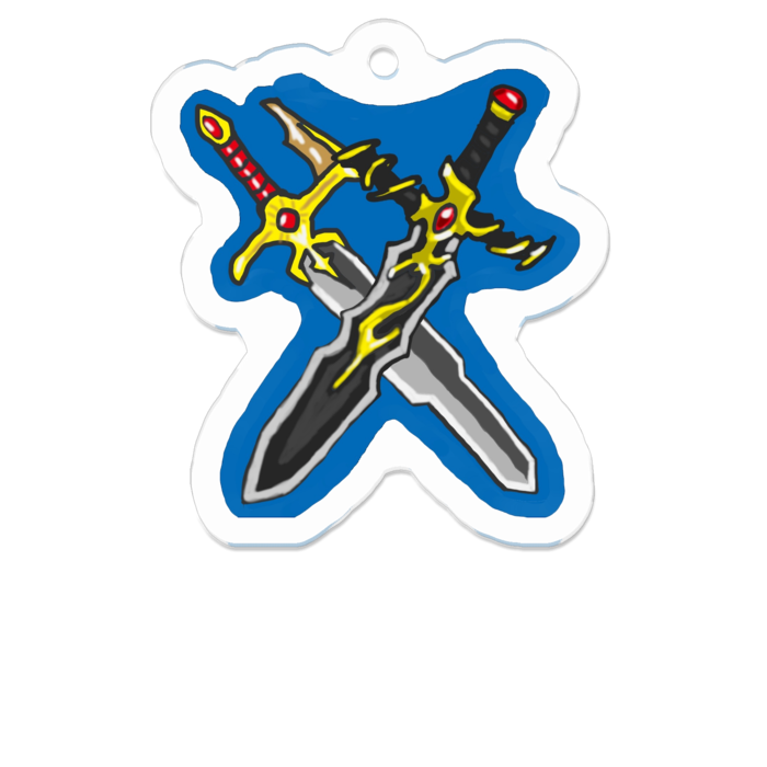 アクリルキーホルダー - 50 x 50 (mm)