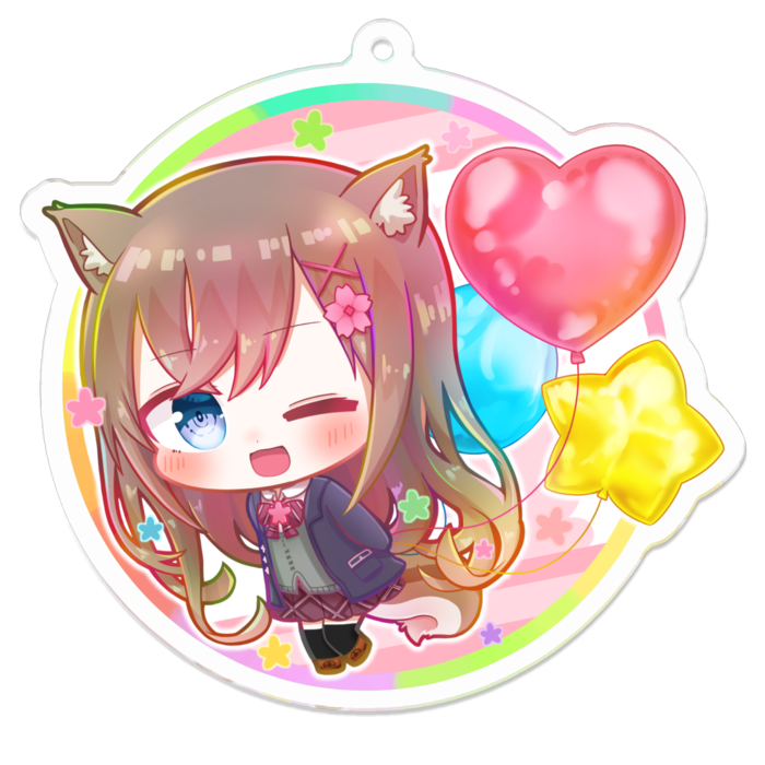 アクリルキーホルダー - 70 x 70 (mm)