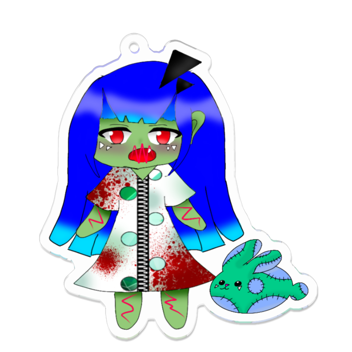 アクリルキーホルダー - 70 x 70 (mm)