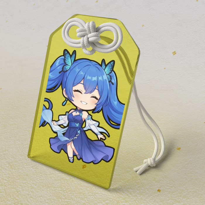 アクリルお守り - 50 × 80mm