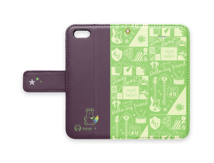 手帳型iPhoneケース - iPhone 5 / SE - ストラップ穴 あり