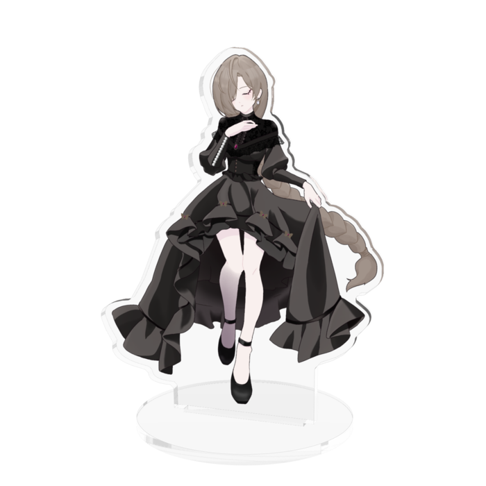 顔布なし(伏し目) - 100x100mm