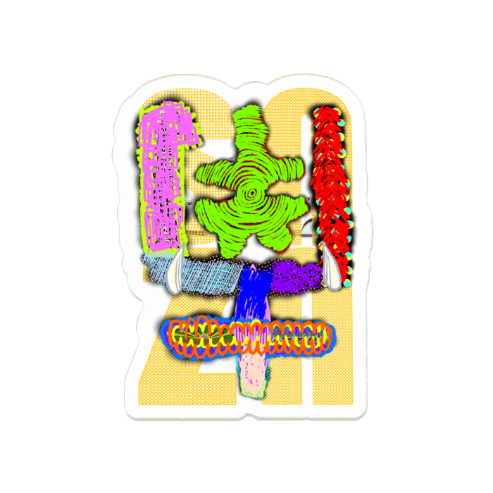 アクリルバッジ - 50 x 50 (mm)