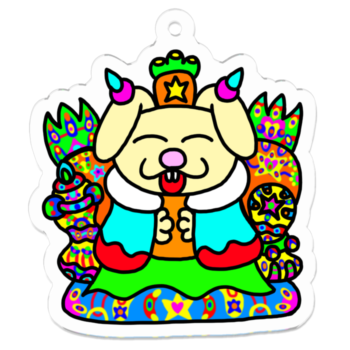 アクリルキーホルダー - 50 x 50 (mm)