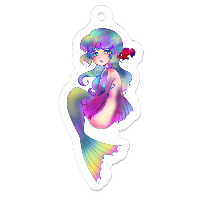 アクリルキーホルダー - 50 x 50 (mm)