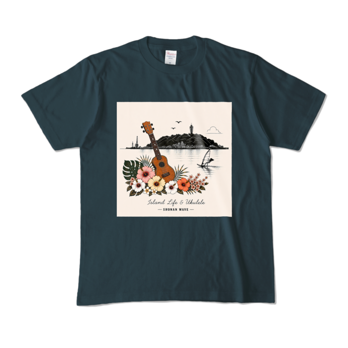 カラーTシャツ - M - デニム (濃色)