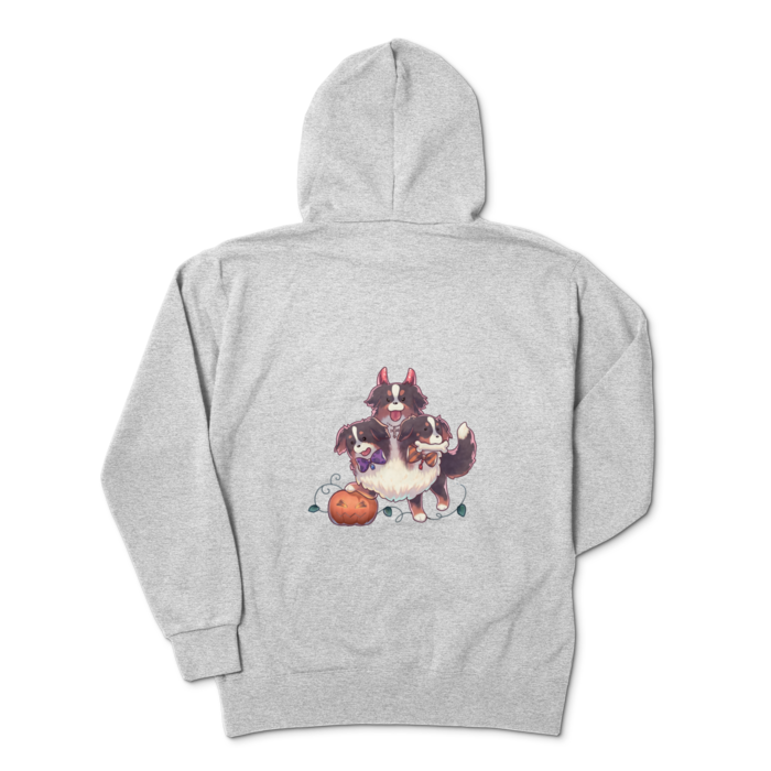 ジップパーカー - XL - 杢グレー