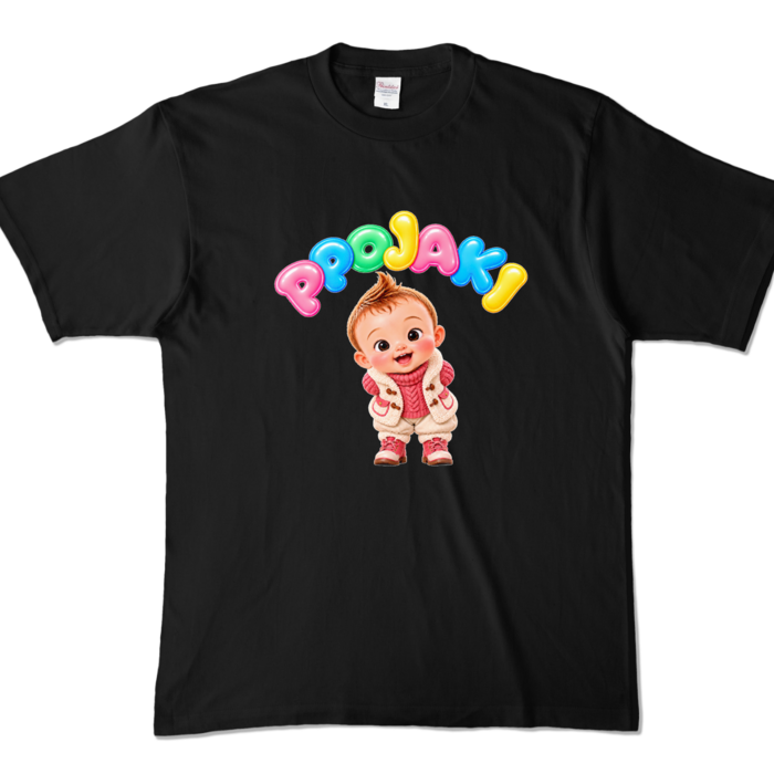 カラーTシャツ - XL - ブラック （濃色）