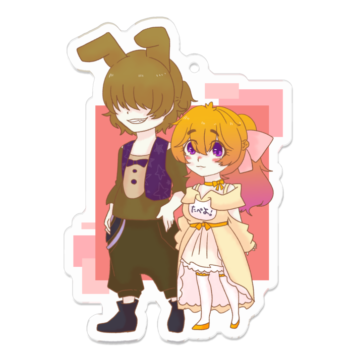 アクリルキーホルダー - 70 x 70 (mm)
