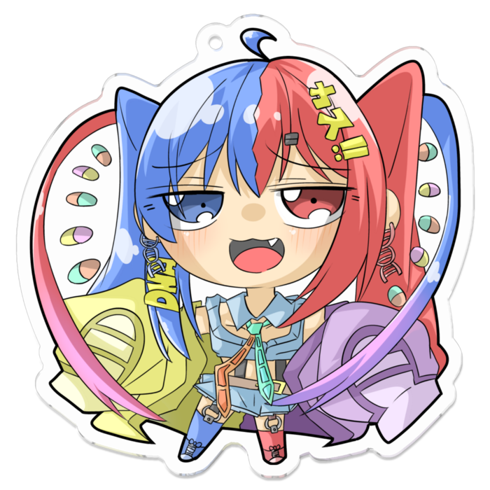 アクリルキーホルダー - 70 x 70 (mm)