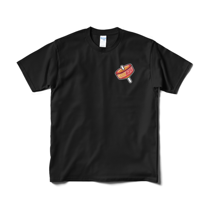 胸ワンポイントTシャツ（短納期） - M - ブラック