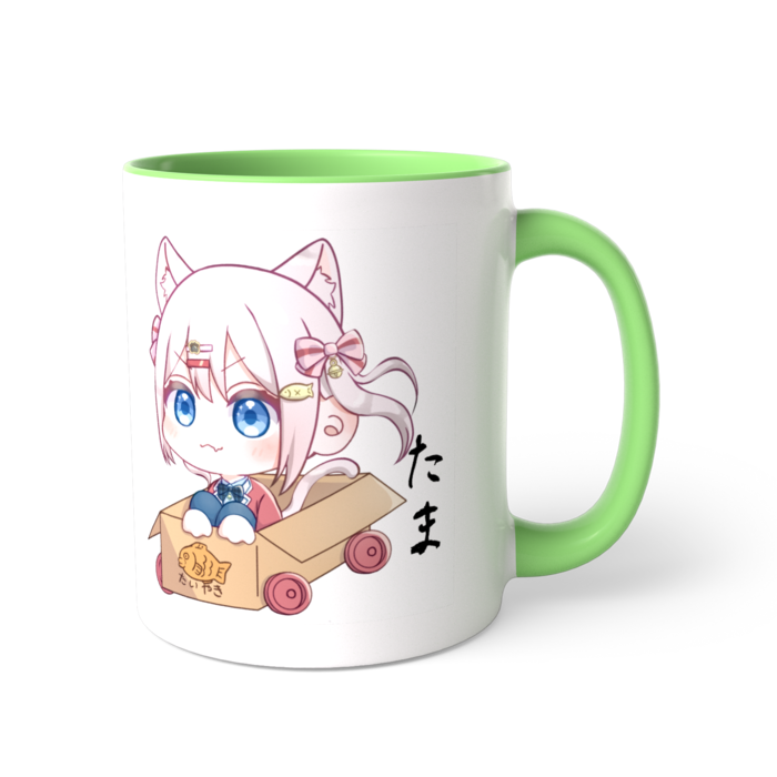 ツートンカラーマグカップ - 直径 8.2cm / 高さ 9.5cm