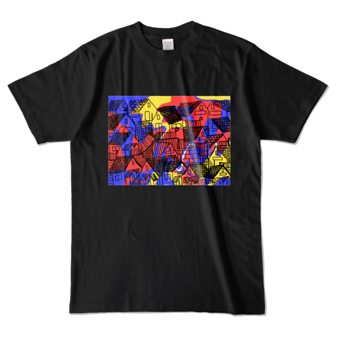 カラーTシャツ - L - ブラック (濃色)