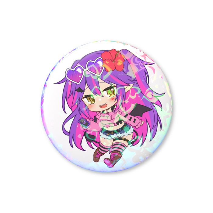 ホログラム缶バッジ - 56mm