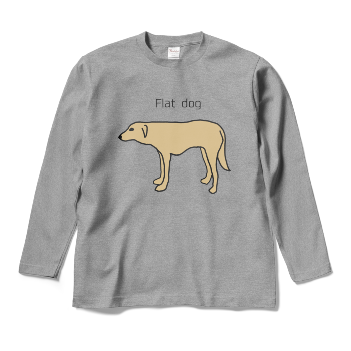 ロングスリーブTシャツ - M - 杢グレー