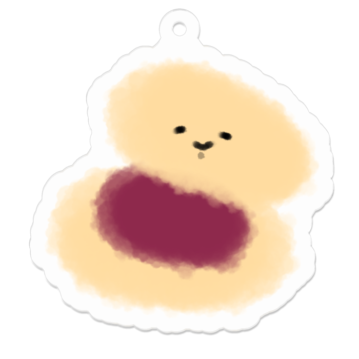 アクリルキーホルダー - 50 x 50 (mm)