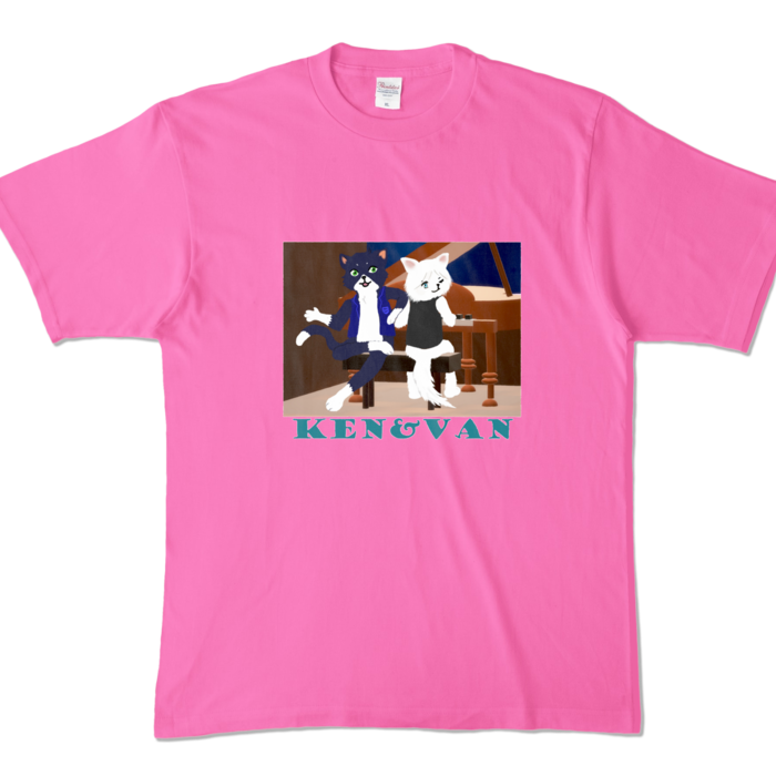 カラーTシャツ - XL - ピンク (濃色)