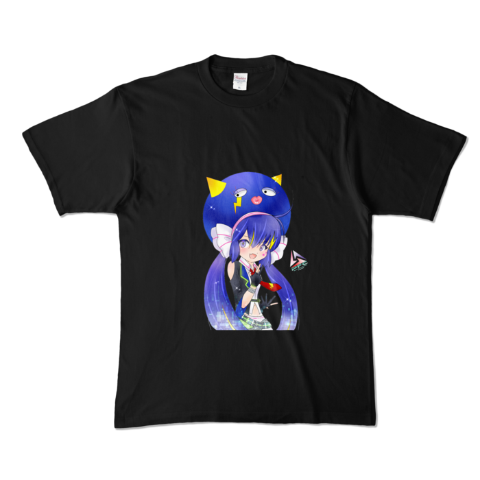 カラーTシャツ - XL - ブラック (濃色)