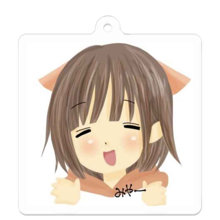 アクリルキーホルダー - 50 x 50 (mm)