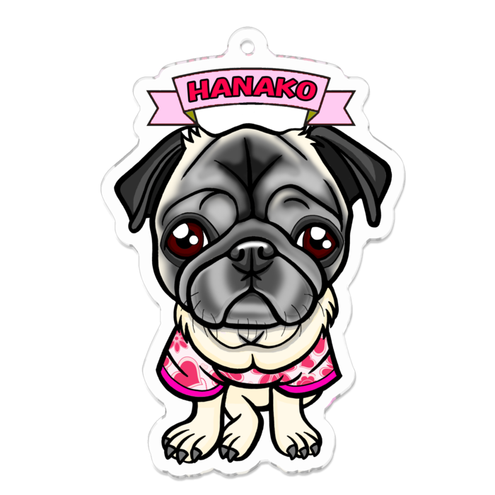 アクリルキーホルダー - 70 x 70 (mm)