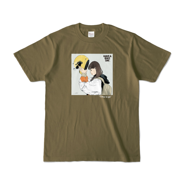カラーTシャツ - S - オリーブ (濃色)