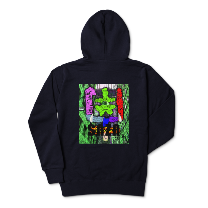 ジップパーカー - L - ネイビー