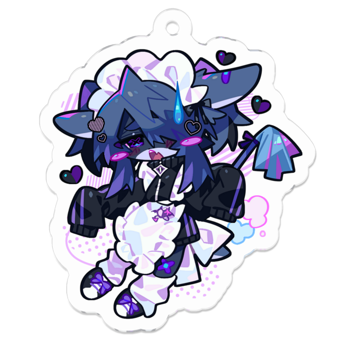 アクリルキーホルダー - 50 x 50 (mm)