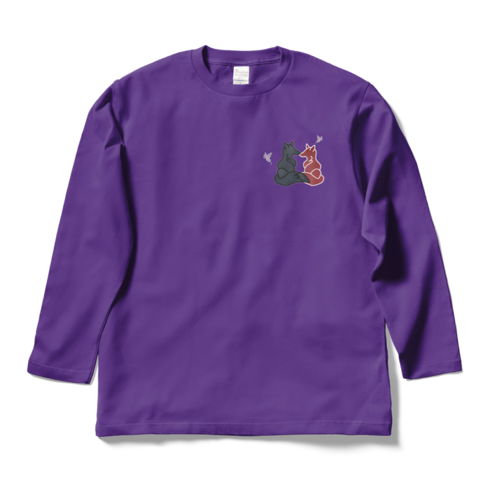 ロングスリーブTシャツ - L - パープル