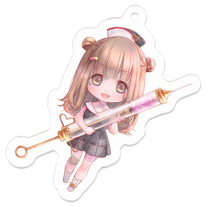 アクリルキーホルダー - 50 x 50 (mm)