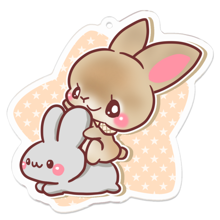 アクリルキーホルダー - 70 x 70 (mm)