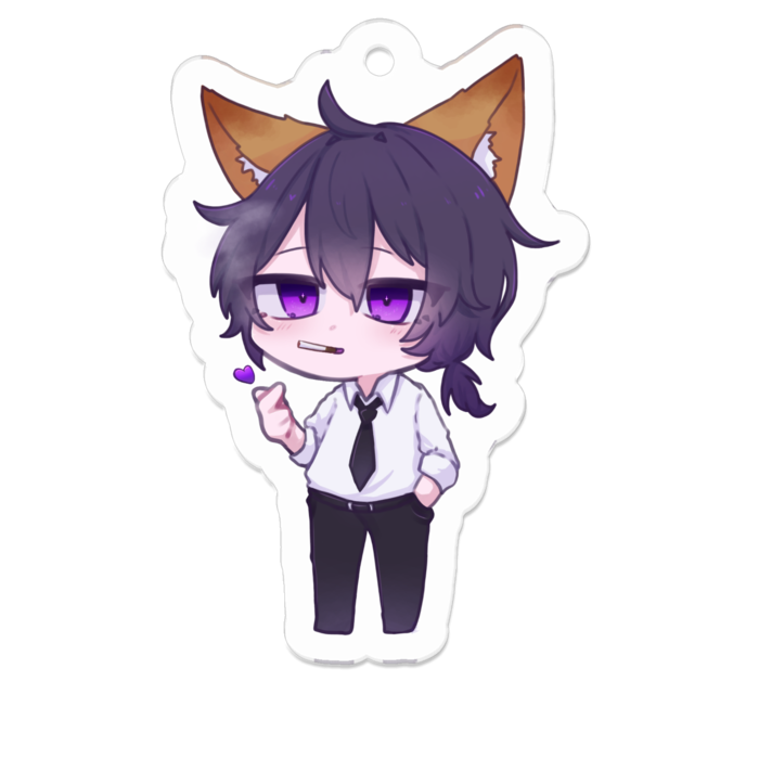 アクリルキーホルダー - 50 x 50 (mm)