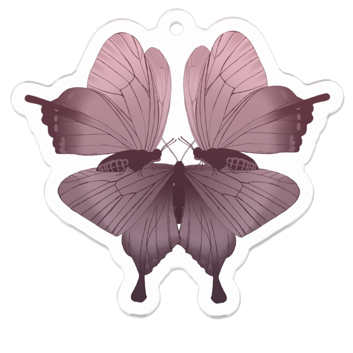 アクリルキーホルダー - 50 x 50 (mm)