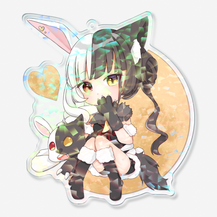 ホログラム(クリスタル) - 100 × 100mm