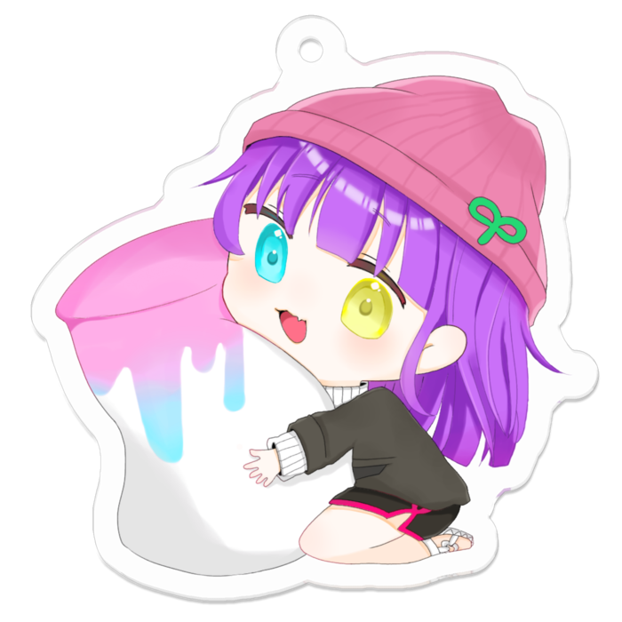 アクリルキーホルダー - 50 x 50 (mm)