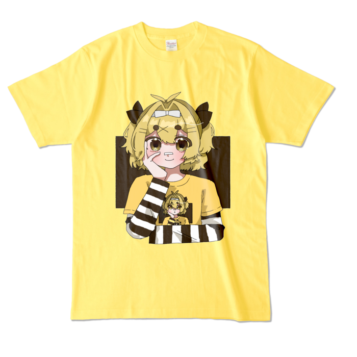 カラーTシャツ - L - イエロー (濃色)