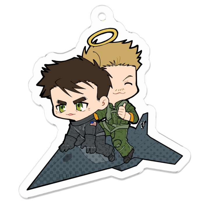 アクリルキーホルダー - 50 x 50 (mm)