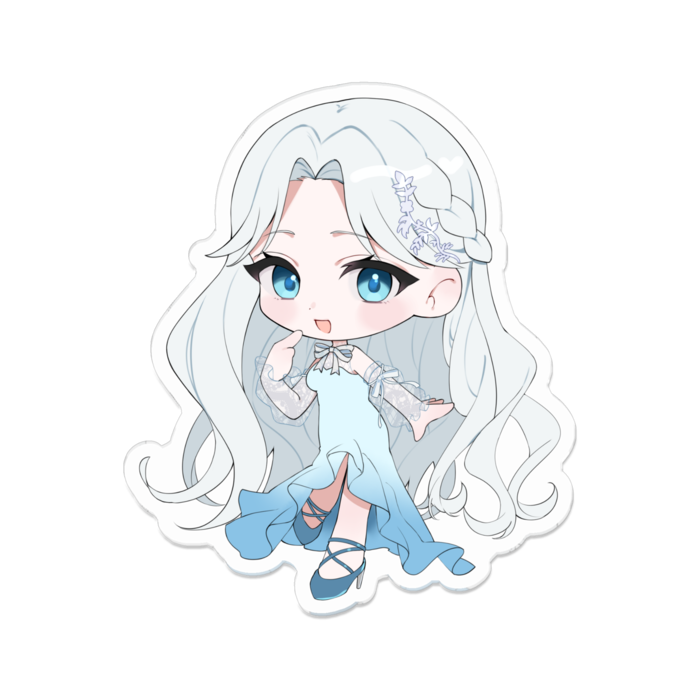 アクリルバッジ - 70 x 70 (mm)