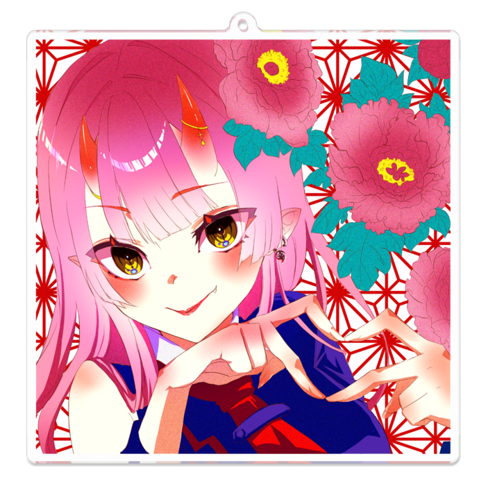 アクリルキーホルダー - 100 x 100 (mm)
