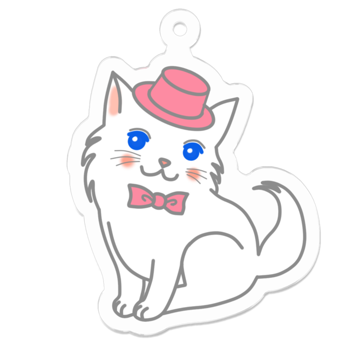 アクリルキーホルダー - 50 x 50 (mm)