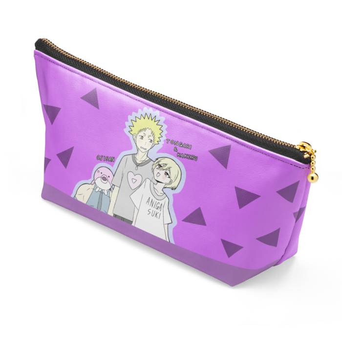 ポーチ - 長さ21.5cm / 高さ10cm - ブラック