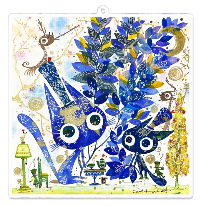 アクリルキーホルダー - 100 x 100 (mm)