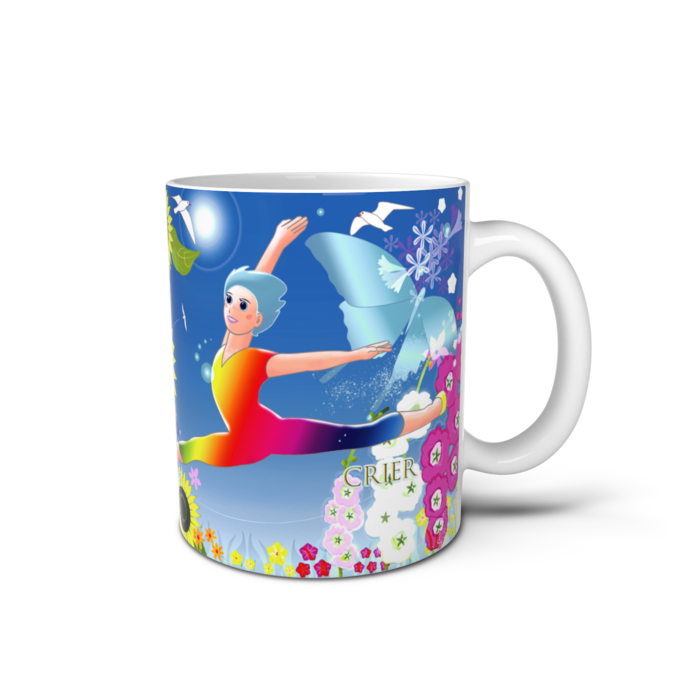 マグカップ - 直径 8 cm / 高さ 9.5 cm