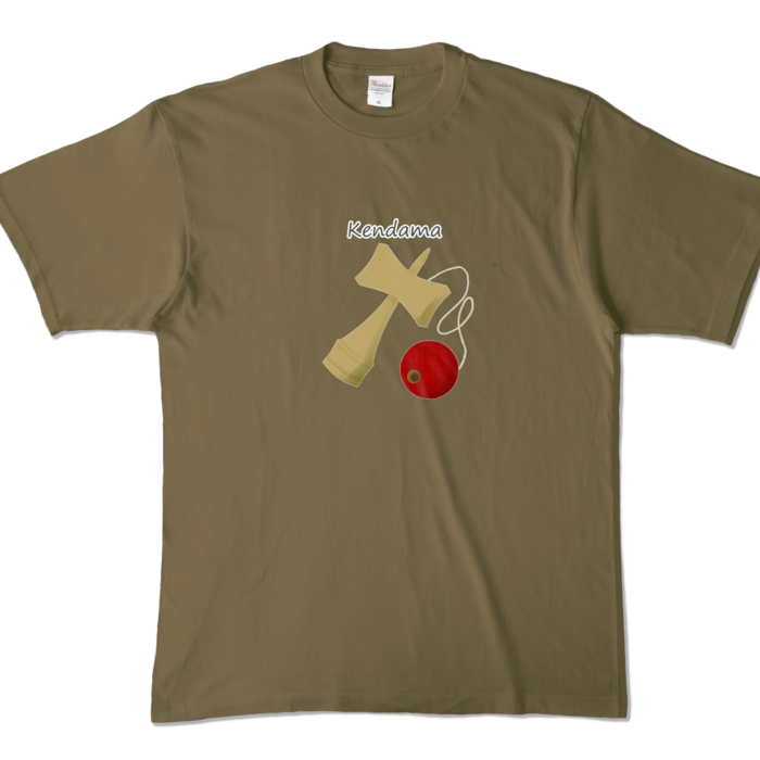 カラーTシャツ - XL - オリーブ (濃色)