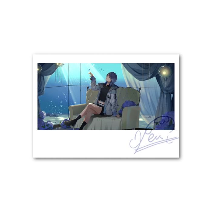 フォト風カード - 横 - 片面